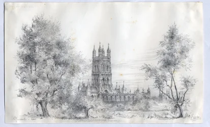 Gloucester katedral, 1900