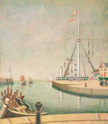 Honfleur, inngangen til havnen