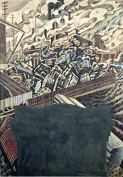 Slag Heaps, et design for Leeds Town Hall Mural