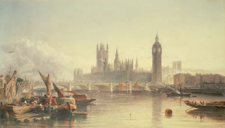 Houses of Parliament og Westminster Bridge