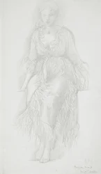 Sittende kvinne