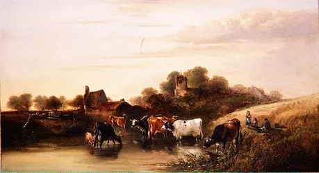 The Watering Place, scene i Devonshire
