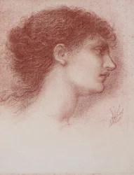 Euphrosyne Cassavetti (rød kritt)