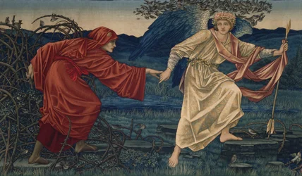 Elsker å lede Pilgrimen, Tapestry, 1909