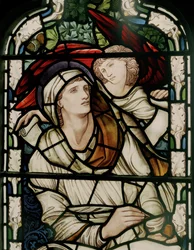 St Matthew, 1876 (farget glass)