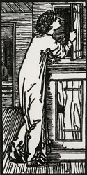 Psyche ser inn i skapet, 1866
