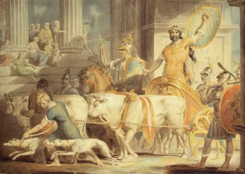 Lycurgus kommer inn i Athen; og Theseus