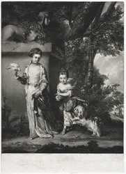 Damene Amabel og Mary Jemima Yorke
