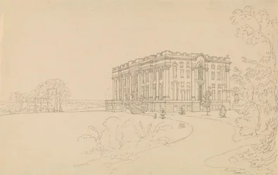Utsikt over Easton Neston, Northants