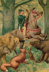 Jegeren og dyrene, 1901