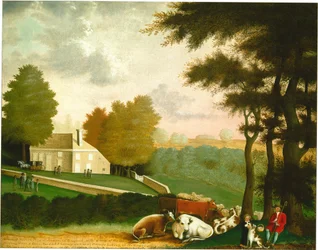 William Penns grav, ca. 1847–1848 (olje på lerret)