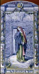 november, fra en serie med flispaneler for det nederlandske kjøkkenet, 1867-8
