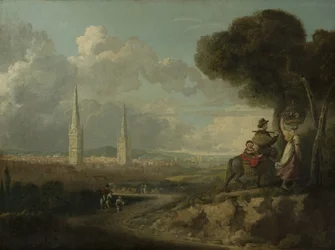 Coventry fra Hillfields, ca. 1807