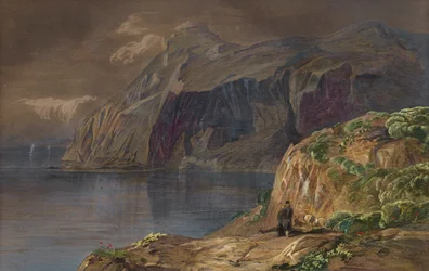 En fjern utsikt over Castel Sant#39; Angelo, Korfu