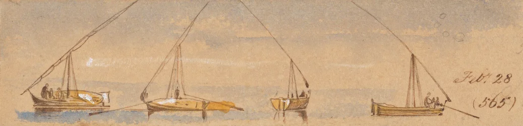 Båter (Dahabeahs); 28. februar [1867] (565)