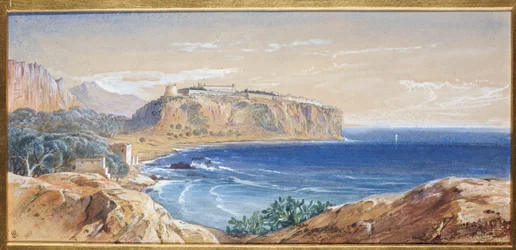 Monaco fra Cap d"Ail, 1865