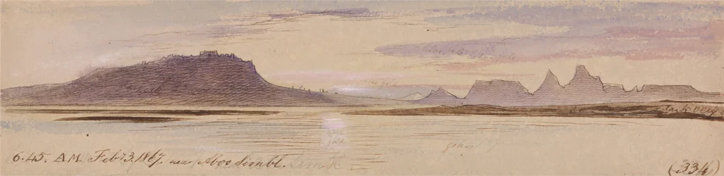 Nær Abu Simbel