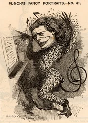 ""Anton Rubinstein (1829-1894) russisk pianist, komponist og dirigent, grunnlegger av St Petersburg-konservatoriet. I London-konsertsesongen 1881 tjente han i området 10.000 pund. En av komposisjonene hans var en opera ""Demon"&quo
