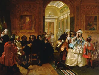 Lord Chesterfields Ante-Room i 1748, 1869