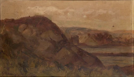 Uten tittel (landskap med steiner)