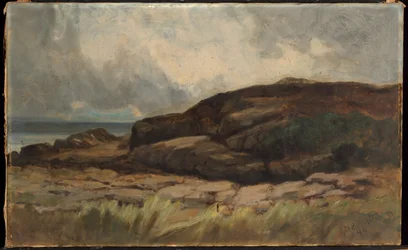 Uten tittel (landskap med steiner)