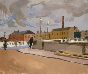 Gate i Cork (olje på lerret)