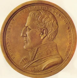 Englands store kaptein Arthur Duke of Wellington - Suvenirmedalje, 1815 1910