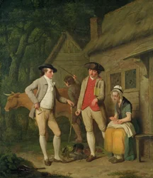 Enken Costards ku og varer, distrained for skatter, er innløst av generøsiteten til Johnny Pearmain, 1782