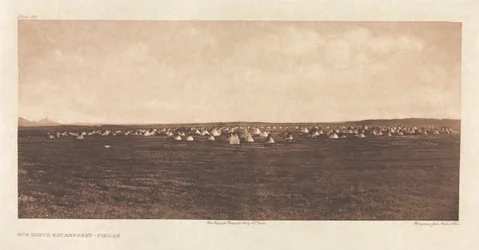 Portefølje VI, plate 192: Soldans-leir – Piegan
