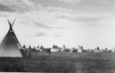 Piegan Camp, fra 