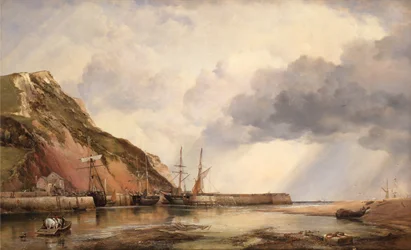 Axmouth havn, Devon, lavvann