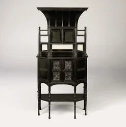 Et ebonisert kabinett, ca. 1873