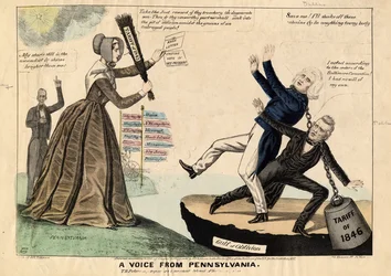 En stemme fra Pennsylvania, utgitt av HR Robinson, New York, 1846
