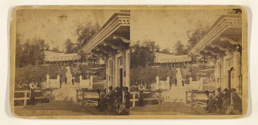Cresson Mountain House. Beliggende på en av de høyeste toppene i Alleghenies... [Pennsylvania Central RR]