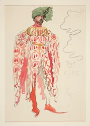 Bagot, kostymeskisse for Henry Irving