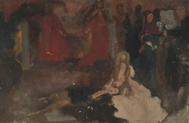 Komposisjonsstudie, for The Play Scene in Hamlet, Act III, Scene II