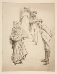 Figur Scene, studie for
