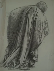 Figurstudie for Galahad i