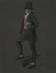 Figurstudie for figur av Dr. Casper Wistal i
