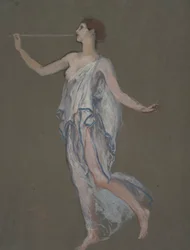 Figurstudie for Fame-figuren(?) i