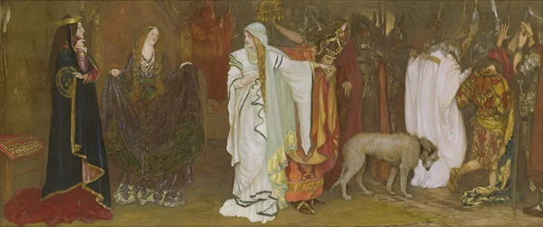 Kong Lear, akt I, scene I, Cordelias avskjed, 1898