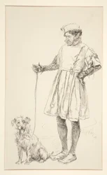 Launce and His Dog, fra Act IV, Scene iv, Two Gentlemen of Verona