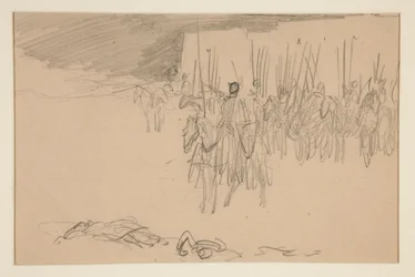 Soldat på hesteryggen - (uidentifisert illustrasjon)