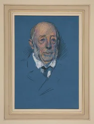 Studie. Eldre mann til kroningen