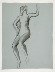 Studie for figur på 16:00 in