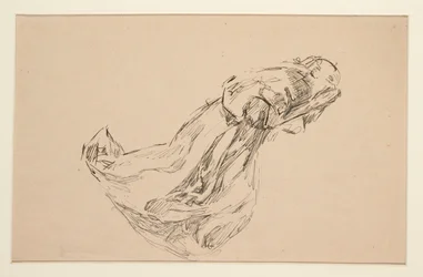 Studie av en engel (for glassmalerier? for et tak?)