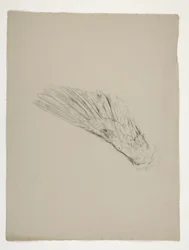 Studie av vinge for Galahads barndom, fra Quest of the Holy Grail (en serie på femten malerier for Boston Public Library, fullført i 1901)