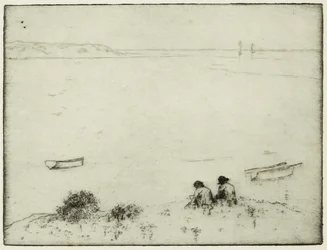 Skissere ved havet (etsing)