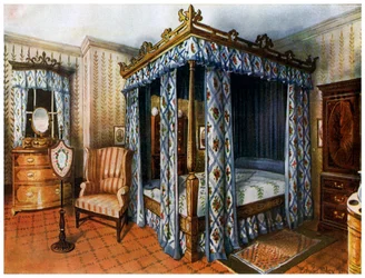 Et Hepplewhite soverom, 1911-1912.
