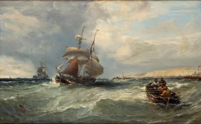 Brigantin utenfor Yarmouth